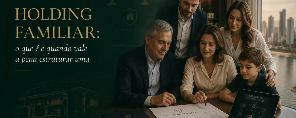 Holding familiar: o que é e quando vale a pena estruturar uma